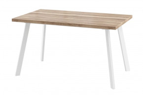 Стол раздвижной Borg-140, дуб каньон/белый в Лангепасе - langepas.mebel-tymen.ru | фото