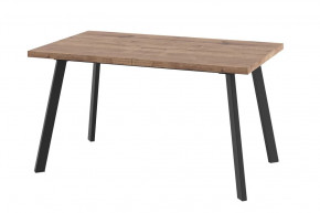 Стол раздвижной Borg-140, дуб велингтон/черный в Лангепасе - langepas.mebel-tymen.ru | фото