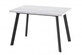 Стол раздвижной Borg-140, серый сланец/черный в Лангепасе - langepas.mebel-tymen.ru | фото