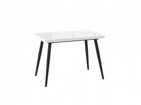 Стол раздвижной Borg radial-110, белый/черный в Лангепасе - langepas.mebel-tymen.ru | фото