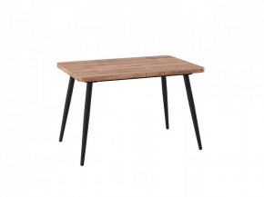 Стол раздвижной Borg radial-120, Дуб Веллингтон/черный в Лангепасе - langepas.mebel-tymen.ru | фото