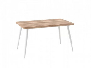 Стол раздвижной Borg radial-140, дуб каньон/белый в Лангепасе - langepas.mebel-tymen.ru | фото