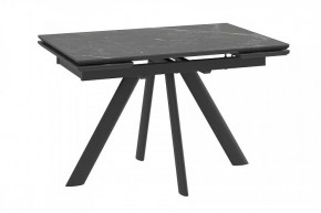 Стол раздвижной Jack-120, stone black st cer/черный в Лангепасе - langepas.mebel-tymen.ru | фото
