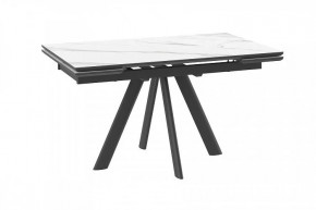 Стол раздвижной Jack-140, calakatta st cer/черный в Лангепасе - langepas.mebel-tymen.ru | фото