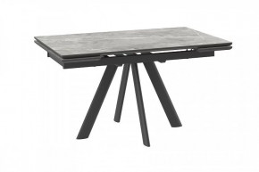 Стол раздвижной Jack-140, stone grey st cer/черный в Лангепасе - langepas.mebel-tymen.ru | фото