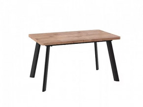 Стол раздвижной LEON LUX RADIAL-140 дуб веллингтон/черный в Лангепасе - langepas.mebel-tymen.ru | фото