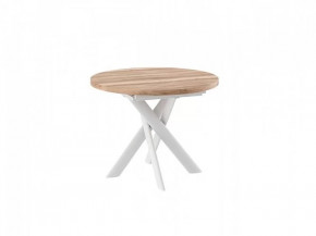 Стол раздвижной RONALDO-100, дуб каньон/белый в Лангепасе - langepas.mebel-tymen.ru | фото