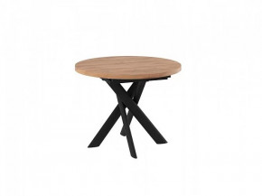 Стол раздвижной RONALDO-100, дуб велингтон/черный в Лангепасе - langepas.mebel-tymen.ru | фото