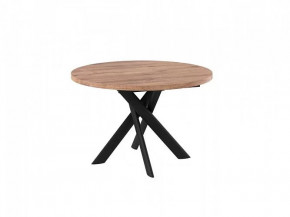 Стол раздвижной RONALDO-120, дуб велингтон/черный в Лангепасе - langepas.mebel-tymen.ru | фото