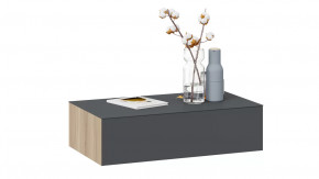 Стол туалетный Глосс Яблоня Беллуно, Стекло Графит матовый в Лангепасе - langepas.mebel-tymen.ru | фото