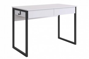 Стол Юниор белое дерево/черный муар в Лангепасе - langepas.mebel-tymen.ru | фото