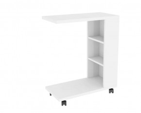 Столик прикроватный Мальта белый в Лангепасе - langepas.mebel-tymen.ru | фото