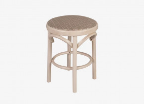 Табурет Мягкий Бежевый/Беленый дуб в Лангепасе - langepas.mebel-tymen.ru | фото