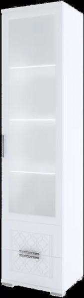 Тиффани гостиная М07 Пенал-витрина в Лангепасе - langepas.mebel-tymen.ru | фото