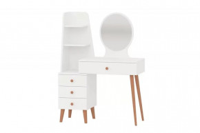 Трюмо 4-25917 (ш950*г439*в1292мм), ЛДСП Белый в Лангепасе - langepas.mebel-tymen.ru | фото