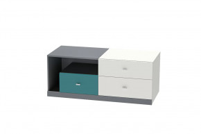 Тумба Клео Т-1, 1200 мм, графит, миндаль, океан Диал в Лангепасе - langepas.mebel-tymen.ru | фото