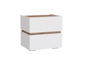 Тумба прикроватная  МС Аркон Белый/Дуб Вотан в Лангепасе - langepas.mebel-tymen.ru | фото