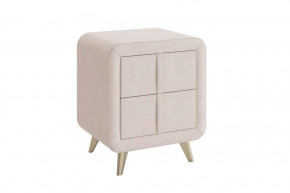 Тумба прикроватная Софи 2 крем (велюр) в Лангепасе - langepas.mebel-tymen.ru | фото