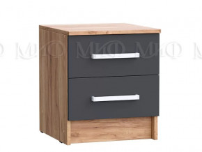 Тумба с 2мя ящиками 2 шт Мартина ЛДСП Графит, Дуб крафт в Лангепасе - langepas.mebel-tymen.ru | фото