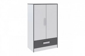 ТЭББИ Шкаф малый (ш800*г450*в1350мм), Белый/Белый-Графит серый в Лангепасе - langepas.mebel-tymen.ru | фото