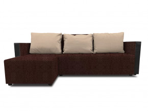Угловой диван Алиса 3 Savana Chocolate-Savana Camel кат. 1 в Лангепасе - langepas.mebel-tymen.ru | фото