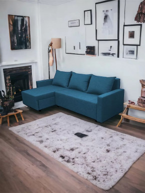 Угловой диван Шерри Савана Деним в Лангепасе - langepas.mebel-tymen.ru | фото