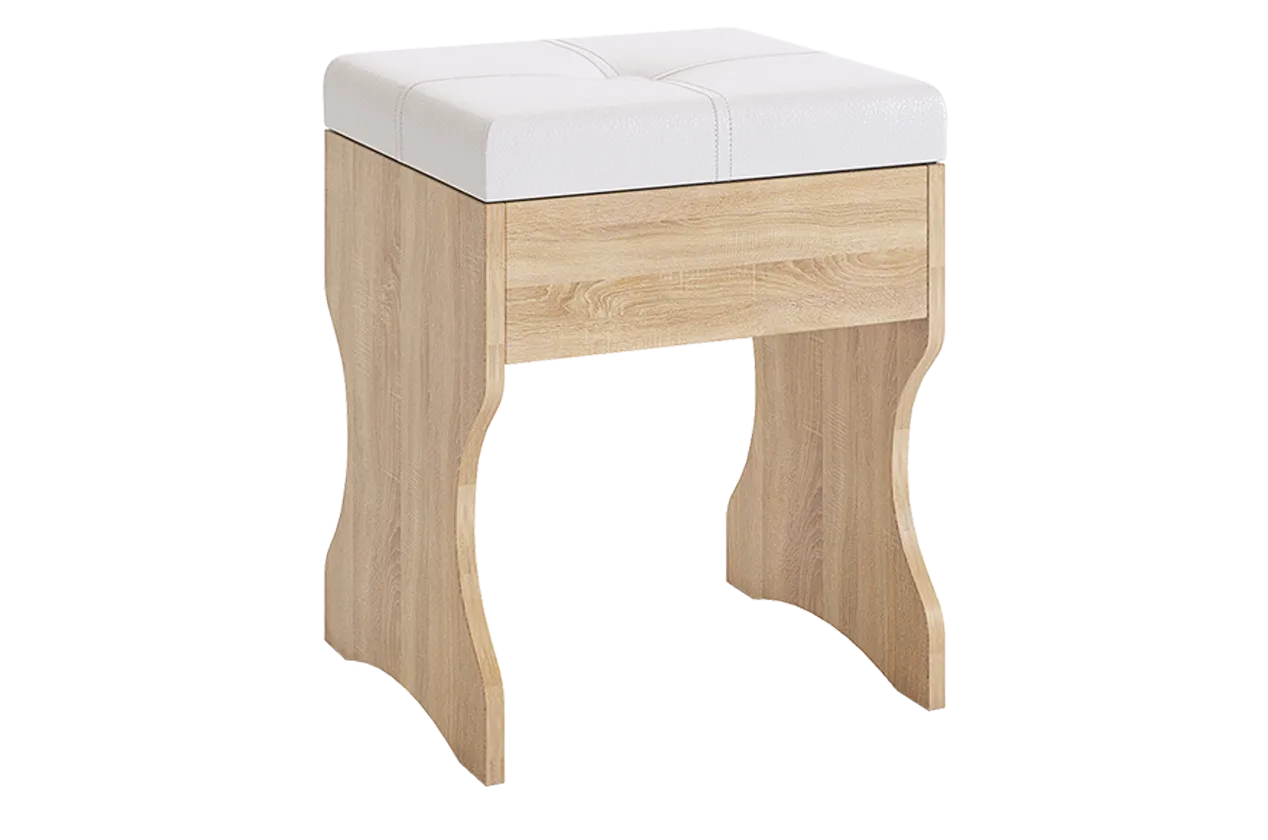 Пуф Виктория-1 дуб сонома в Лангепасе - langepas.mebel-tymen.ru | фото