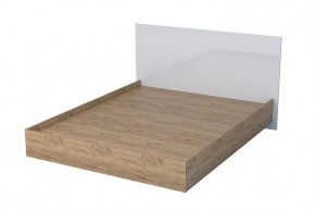 ЭГО Кровать (арт.031) Дуб крафт/Белый глянец Диал в Лангепасе - langepas.mebel-tymen.ru | фото